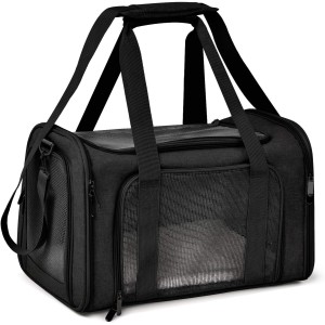 Henkelion Soft-Sided Pet Carrier - Black
